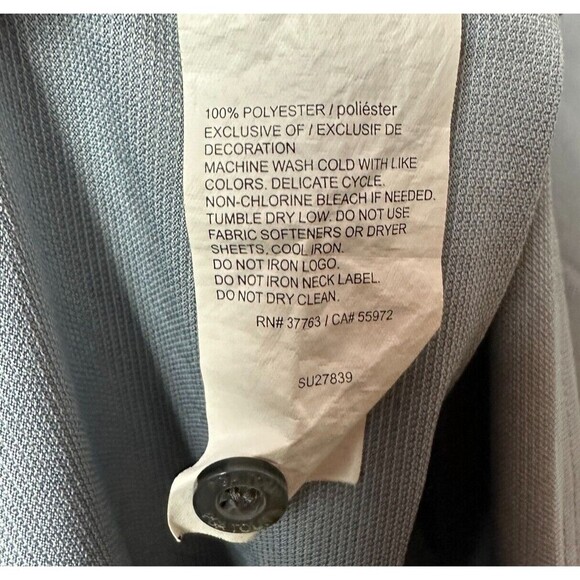 2/$30 PGA Tour Short Sleeve Polo Shirt Mens XL Gray Golf Athleisure Preppy - Picture 9 of 10